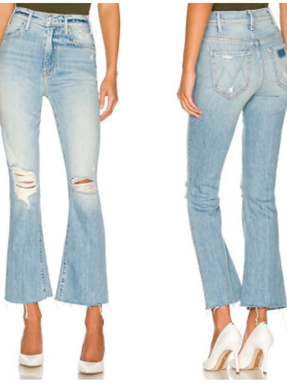 MOTHER Superior The Hustler Ankle Fray Rope's End Jeans